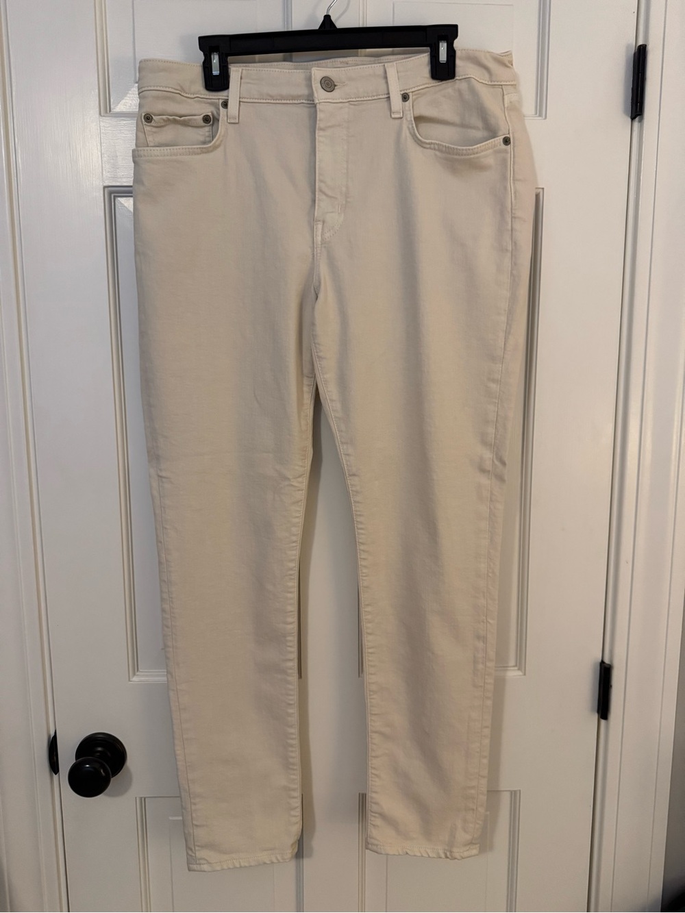 Ralph Lauren Women’s Cream Straight-Leg Jeans